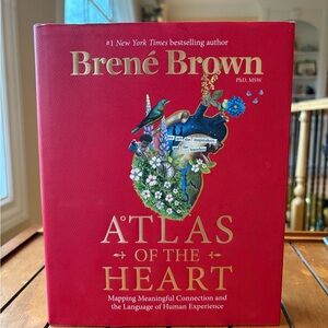 Red 'Atlas of the Heart' Book